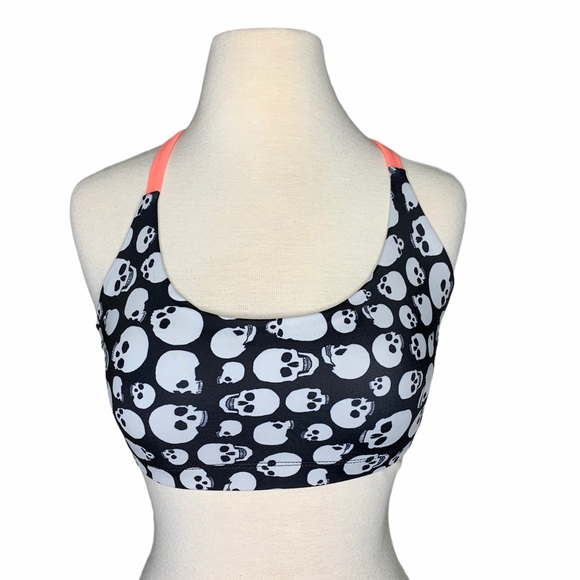 Onzie Other - Onzie skull and orange cross back sports bra